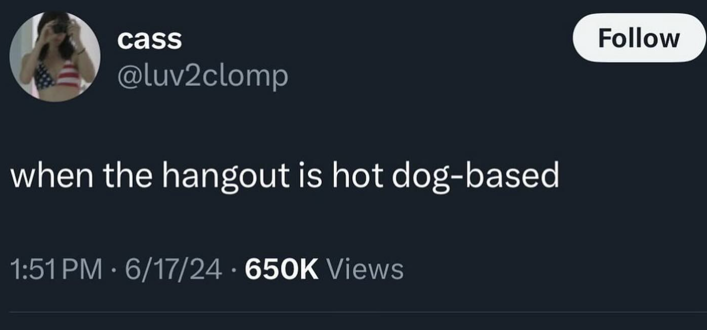 screenshot - cass when the hangout is hot dogbased 617 Views